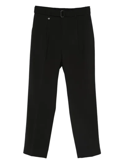 Antony Morato Belted Pants In Black