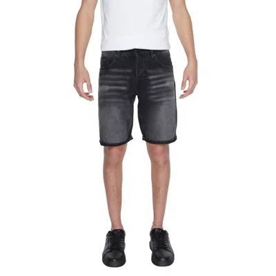 Antony Morato Denim Shorts With Belt Loops In Black