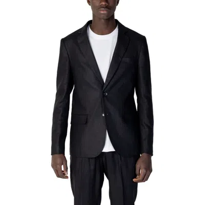 Antony Morato Linen Men's Suit In Black