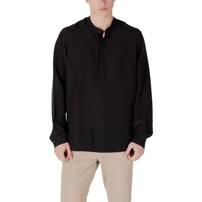 Antony Morato Long-sleeved T-shirt In Black