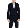 Antony Morato Black Polyester Blazer In Multi