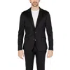 Antony Morato Black Polyester Blazer In Black