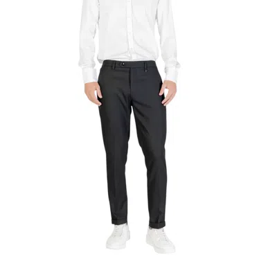 Antony Morato Black Polyester Skinny Pants In Gray