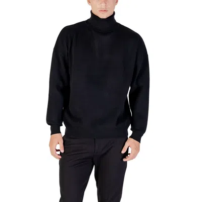 Antony Morato Black Viscose Sweatshirt