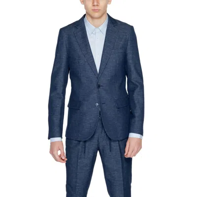 ANTONY MORATO ANTONY MORATO BLUE COTTON MEN'S BLAZER