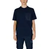 Antony Morato Blue Cotton T-shirt In Blue