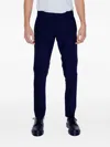 Antony Morato Blue Polyester Chino Trousers In Black
