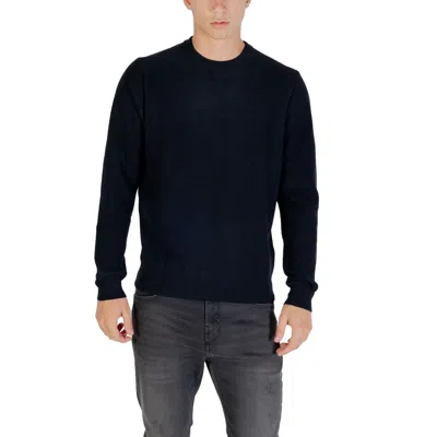 Antony Morato Blue Polyester Sweatshirt In Black