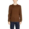 Antony Morato Brown Viscose Sweater In Brown