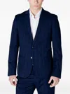 Antony Morato Check-pattern Notched-lapel Blazer In Multi