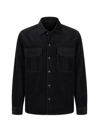 Antony Morato Corduroy-texture Button-up Shirt In Multi