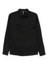 Antony Morato Flap-pocket Button-up Shirt In Black