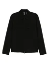 Antony Morato Flap-pocket Zip-up Jacket In Black