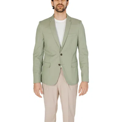 Antony Morato Notch-lapel Single-breasted Blazer In Green