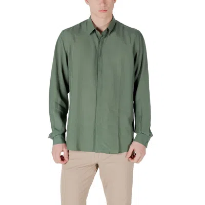 Antony Morato Long-sleeved Shirt In Green