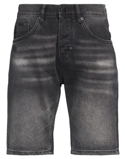 Antony Morato Man Denim Shorts Black Size 31 Cotton