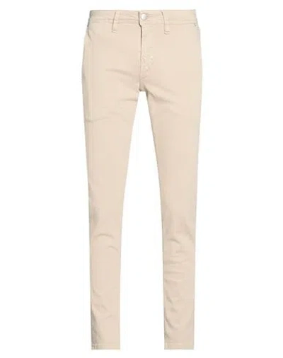 Antony Morato Man Jeans Beige Size 29 Cotton, Polyester, Elastane In Neutral