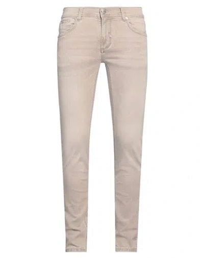 Antony Morato Man Jeans Beige Size 31 Cotton, Elastane In Neutral