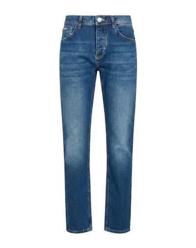 Antony Morato Man Jeans Blue Size 30 Cotton, Elastane In Multi