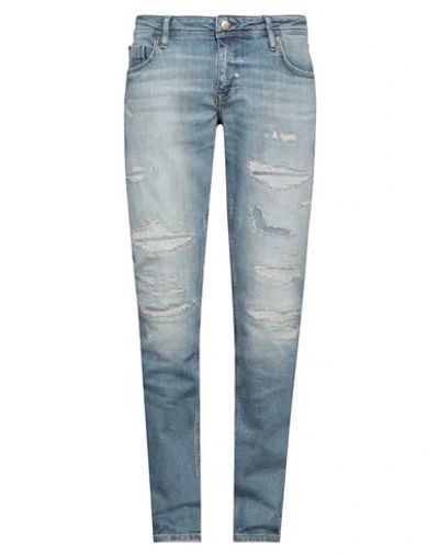 Antony Morato Man Jeans Blue Size 30 Cotton, Elastomultiester, Elastic Fibres