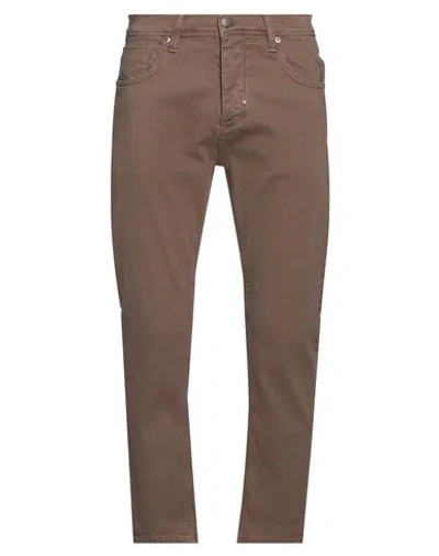 Antony Morato Man Jeans Khaki Size 32 Cotton, Elastane In Sand
