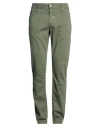 Antony Morato Man Jeans Military Green Size 38 Cotton, Elastane