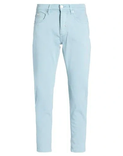 Antony Morato Man Jeans Pastel Blue Size 28 Cotton, Elastane In Multi