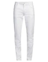 Antony Morato Man Jeans White Size 38 Cotton, Elastane In White