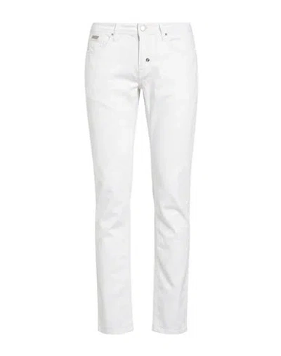 Antony Morato Man Jeans White Size 38 Cotton, Elastane