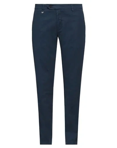 Antony Morato Man Pants Navy Size 38 Cotton, Elastane In Navy Blue