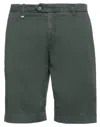 Antony Morato Man Shorts & Bermuda Shorts Military Green Size 32 Cotton, Elastane In Green