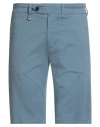 Antony Morato Man Shorts & Bermuda Shorts Pastel Blue Size 28 Cotton, Elastane