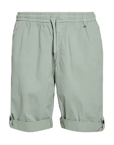 Antony Morato Man Shorts & Bermuda Shorts Sage Green Size 36 Cotton, Elastane In Blue