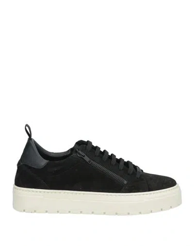Antony Morato Man Sneakers Black Size 9 Leather