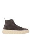 Antony Morato Man Sneakers Charcoal Size 9 Leather