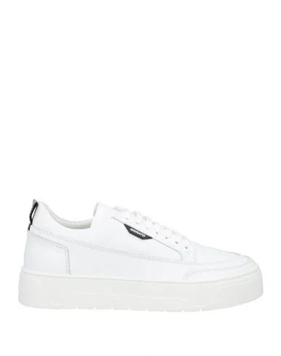 Antony Morato Man Sneakers White Size 11 Leather