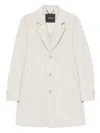 Antony Morato Notched-lapel Buttoned Coat In White