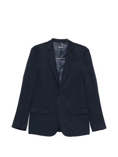 Antony Morato Notched-lapel Blazer In Black