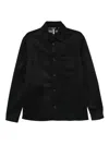 Antony Morato Patch-pocket Shirt Jacket In Black