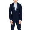 Antony Morato Black Polyester Blazer In Blue