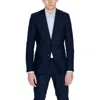 Antony Morato Black Polyester Blazer In Blue
