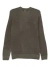 Antony Morato Ribbed Sweater In Green
