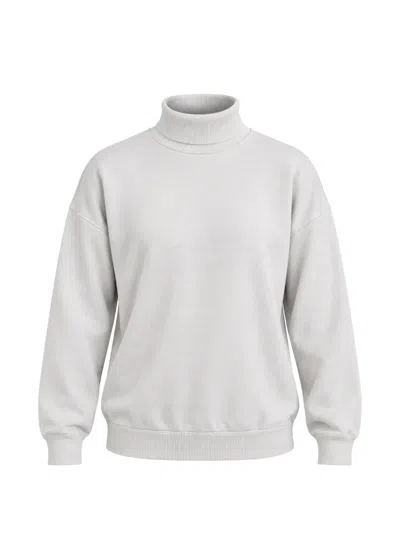 Antony Morato Roll-neck Drop-shoulder Sweater In Gray