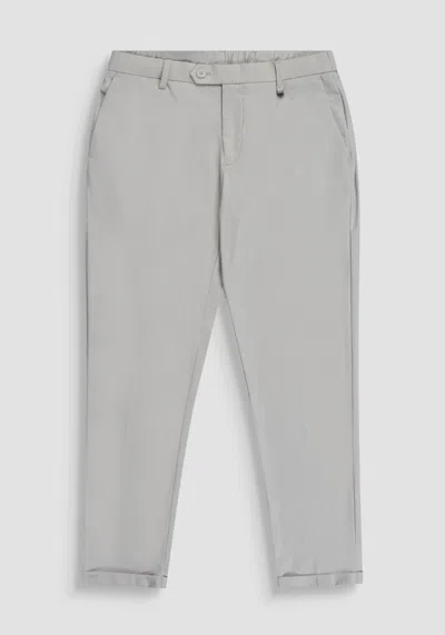 Antony Morato Slim Fit Men Ice Trousers In Neutral