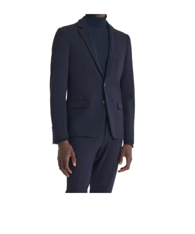 Antony Morato Super Slim Fit 'ashe' Jacket In Twill Stretch Viscose Blend In Blue