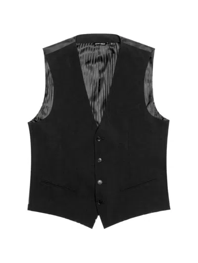 Antony Morato Tailored V-neck Waistcoat In Black