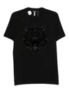 Antony Morato Tiger-print T-shirt In Black