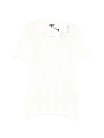 Antony Morato V-neck Knit T-shirt In White