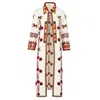 Antra Designs Women's The Snow Aztec Coat In White