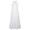 Antra Designs Women's White The Skye Cotton Sun Dress In White